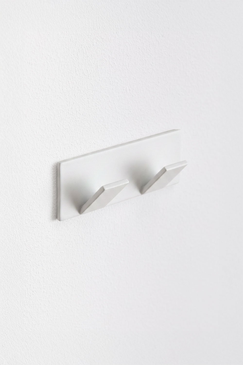 Adhesive bathroom hook in white stainless steel Jalter, gallery image 2