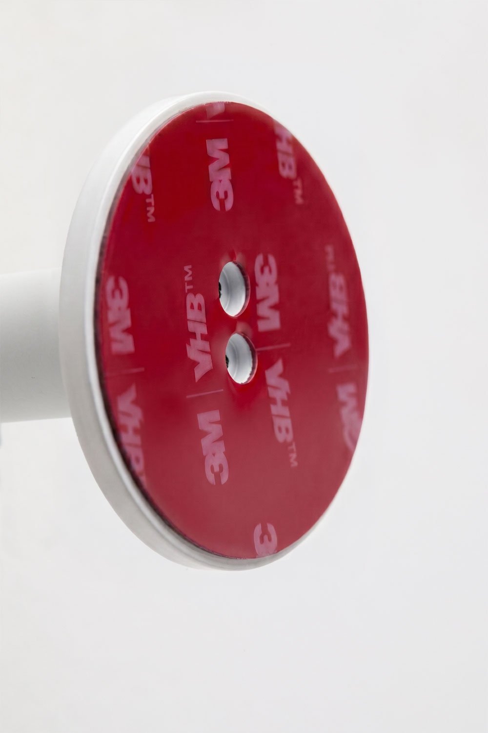 Adhesive toilet roll holder for bathroom in white stainless steel Caldrumi, gallery image 7