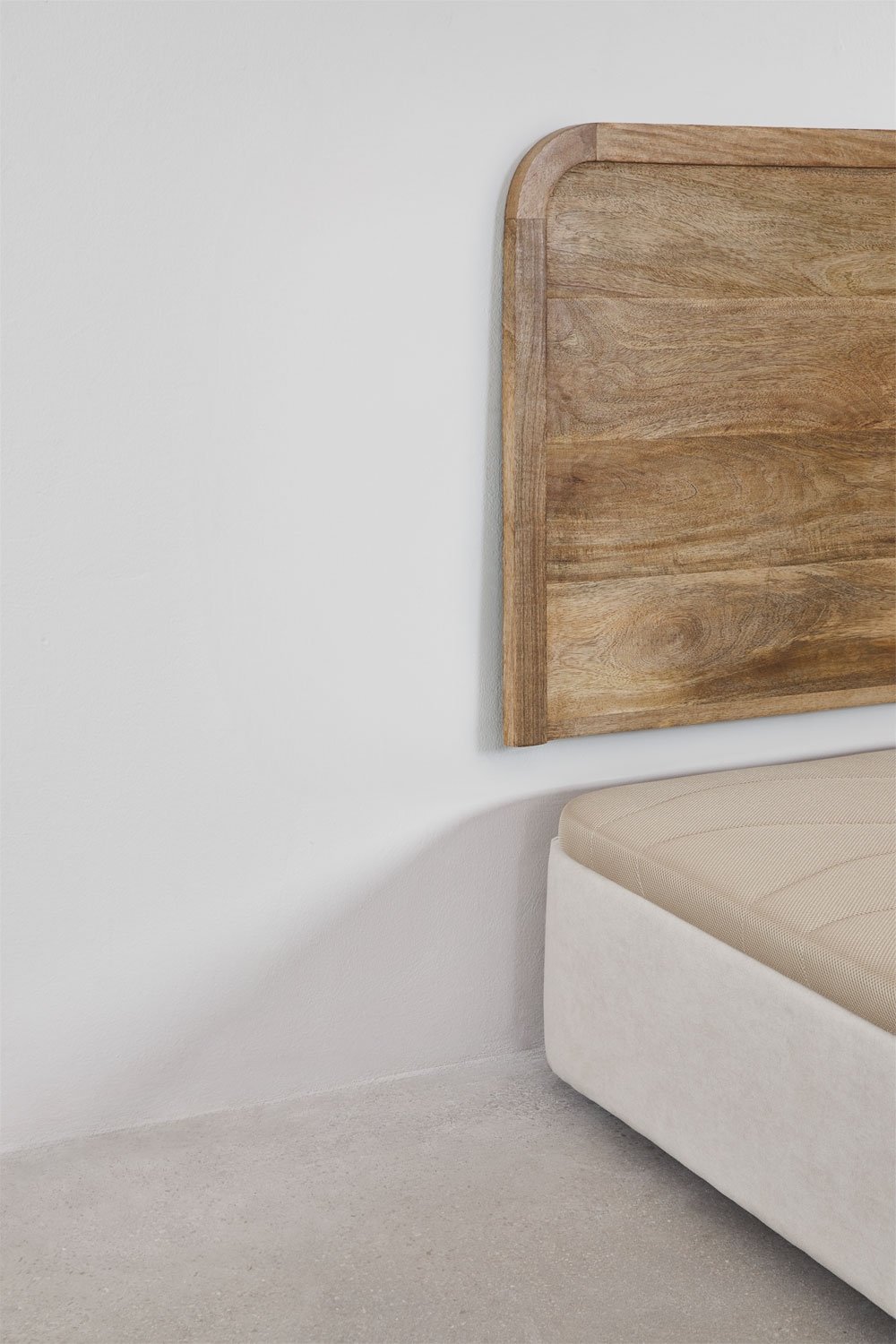 Mango wood headboard for 200 cm bed Shelby, gallery image 10