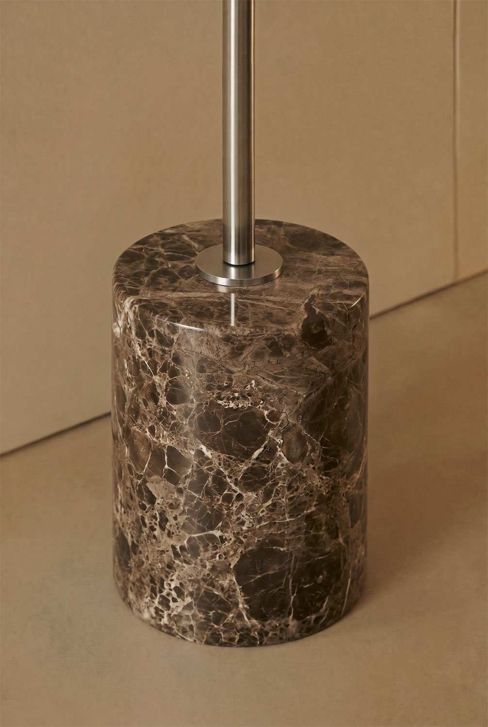 Drivela natural stone and iron standing coat rack, gallery image 2