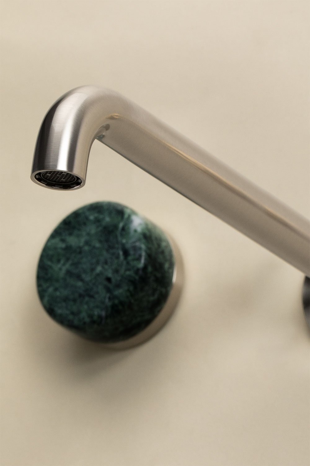 Gilstoin built-in basin mixer in brass and natural stone, gallery image 5