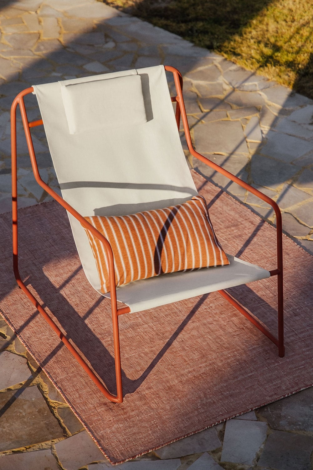Rectangular outdoor rug in polyethylene Fadrique, gallery image 1