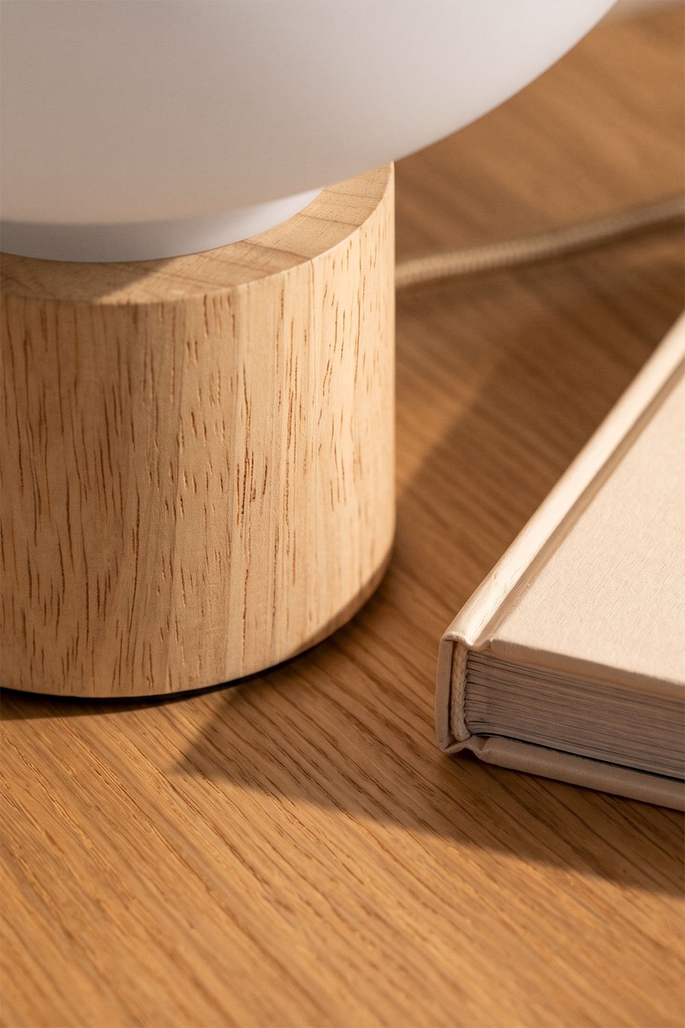 Batouri pine wood table lamp, gallery image 2