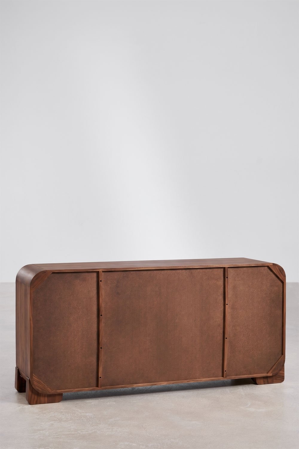 Sideboard 160x45 cm in mango wood and Kivalina natural stone, gallery image 6