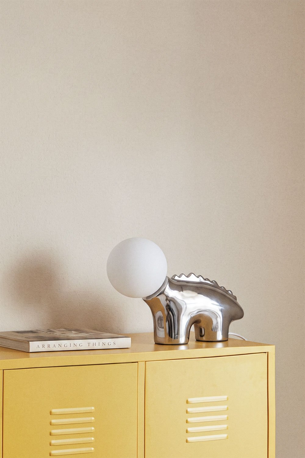 Maloa Kids ceramic table lamp with crystal ball, gallery image 1