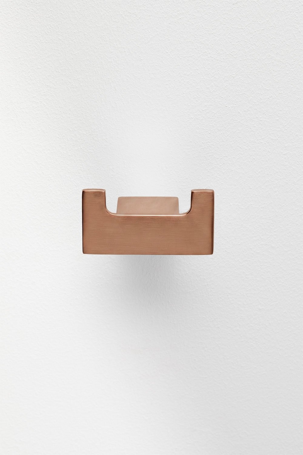 Bathroom hook in brushed rose gold stainless steel Olvam, gallery image 4