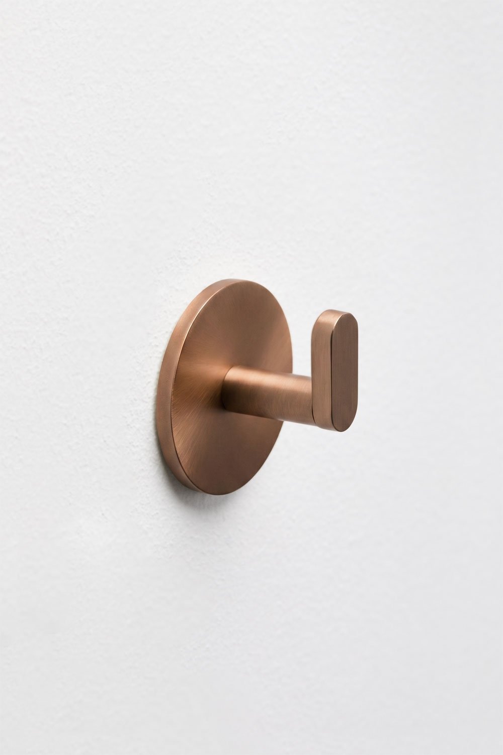 Adhesive bathroom hook in rose gold stainless steel Caldrumi, gallery image 3