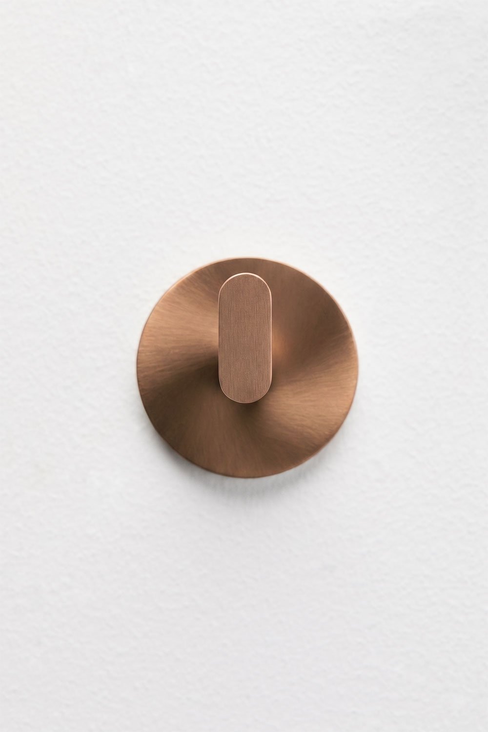 Adhesive bathroom hook in rose gold stainless steel Caldrumi, gallery image 4