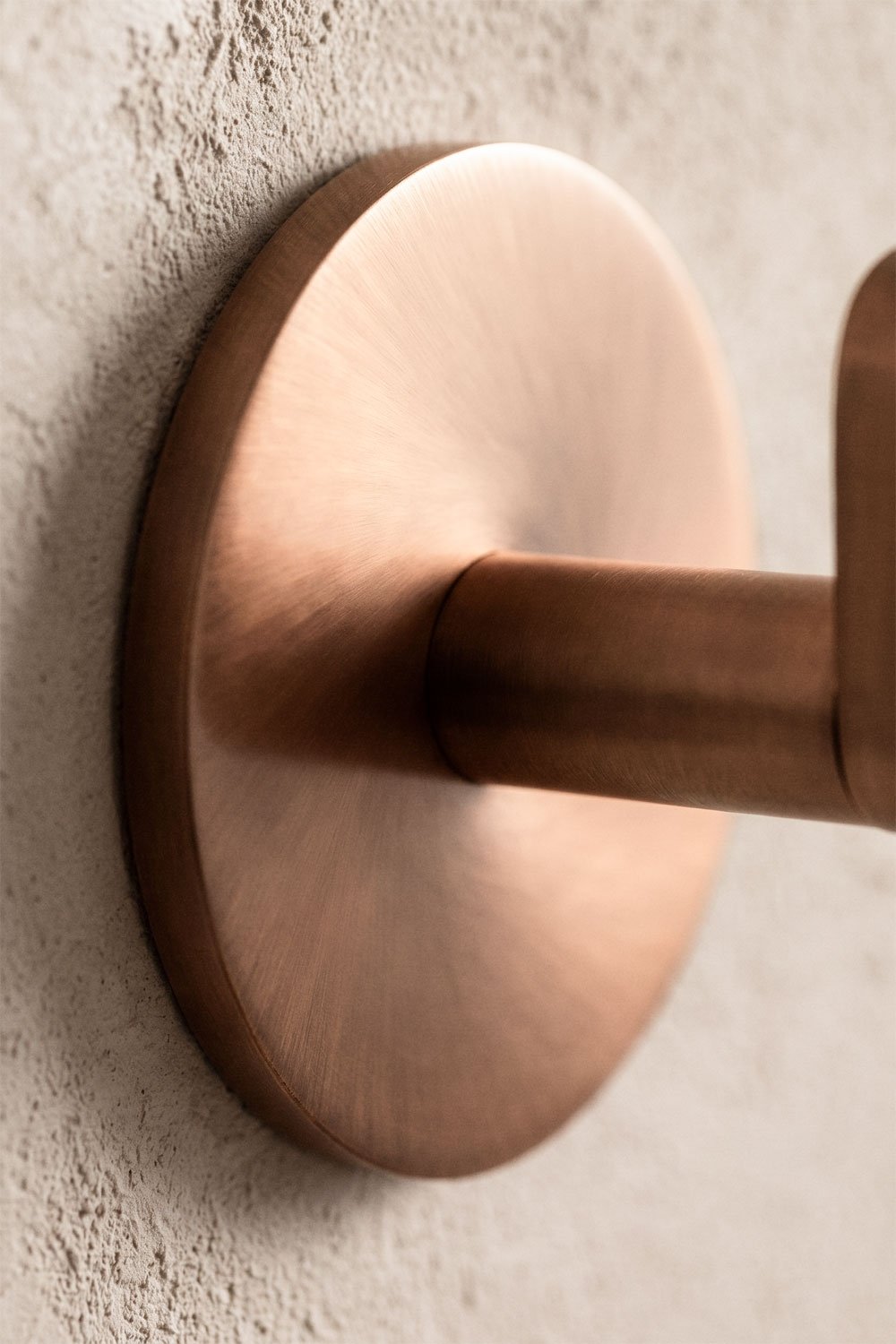 Adhesive bathroom hook in rose gold stainless steel Caldrumi, gallery image 2