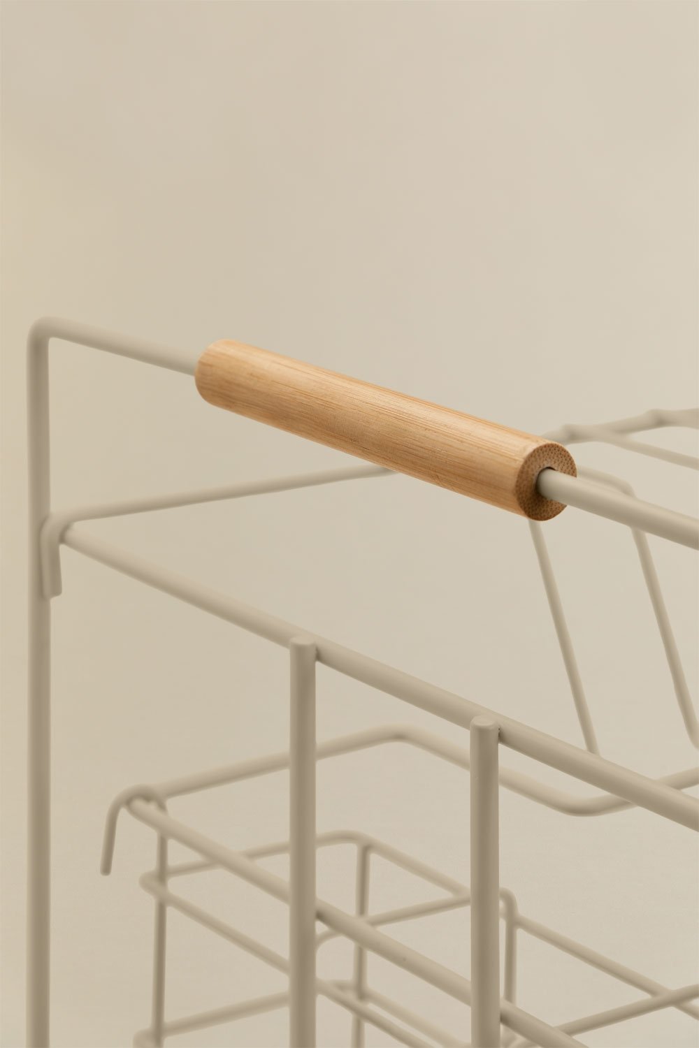 Ainela iron and rubberwood dish drainer, gallery image 7