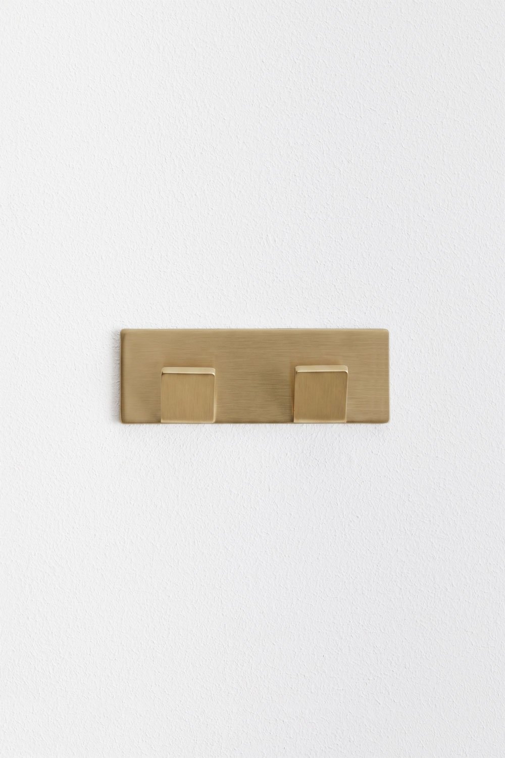 Adhesive bathroom hook in brushed gold stainless steel Jalter, gallery image 3