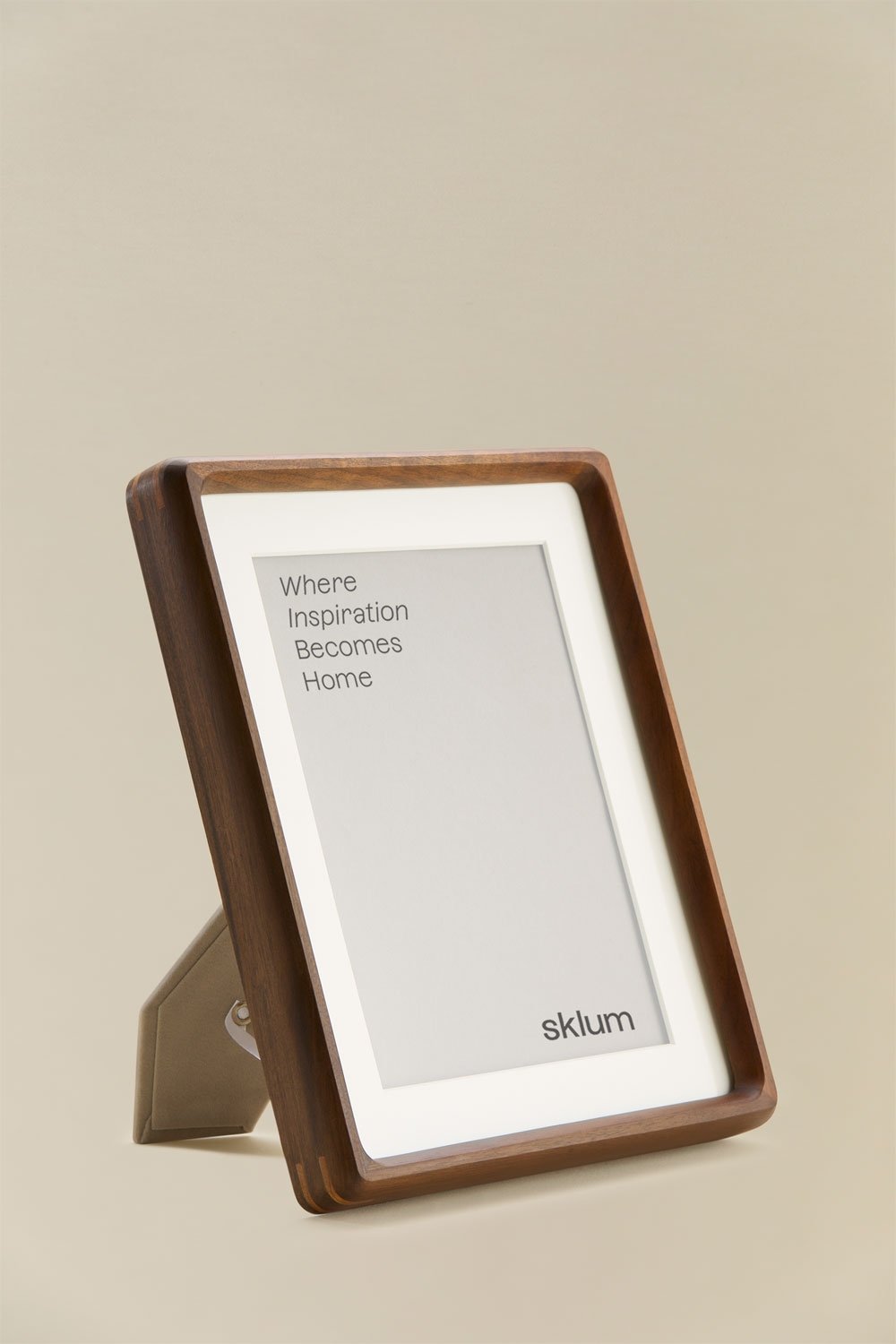 Taziel walnut wood photo frame, gallery image 3
