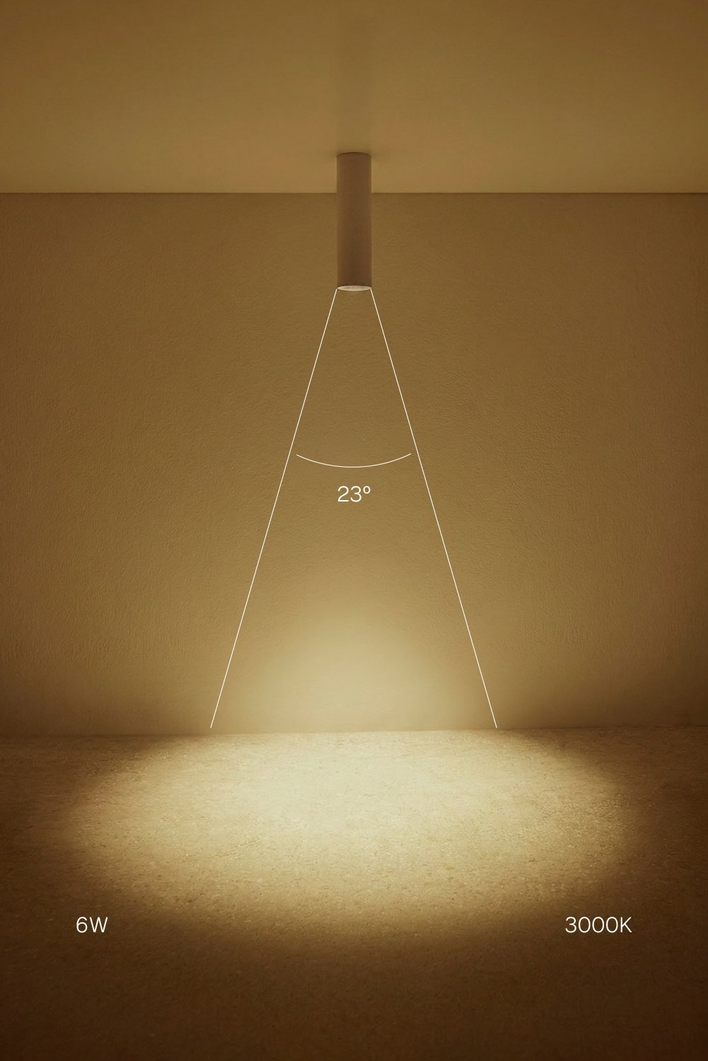 Round Ø5.7 cm surface-mounted LED ceiling light in aluminum Orelva, imagen de galeria 2