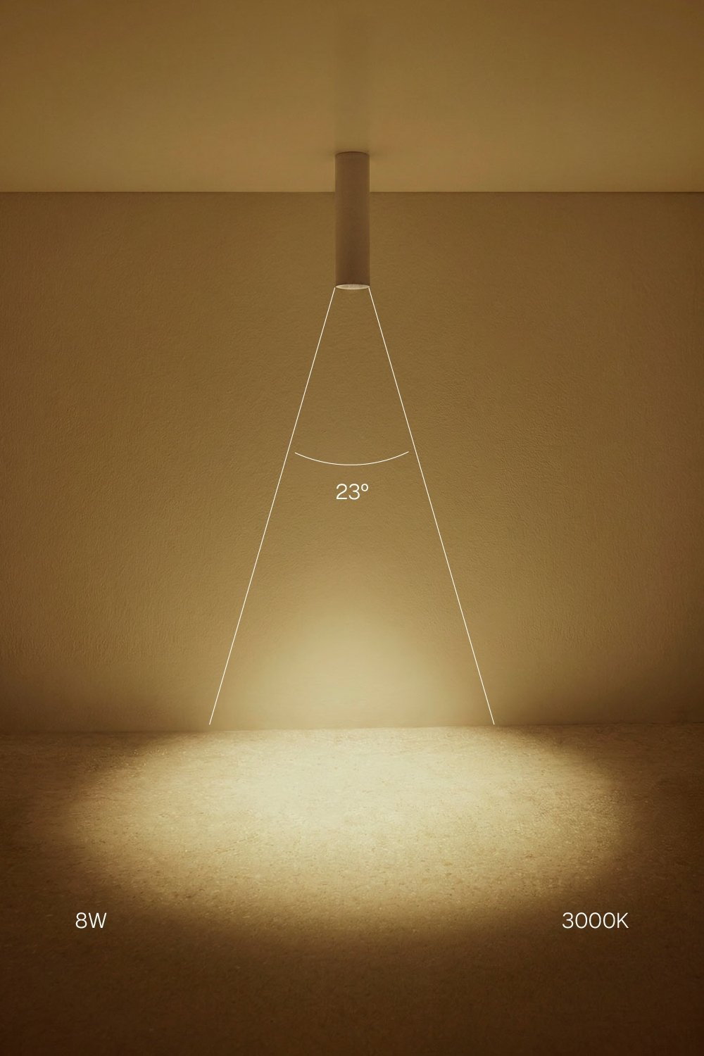 Round Ø5.7 cm surface-mounted LED ceiling light in aluminum Orelva, imagen de galeria 2