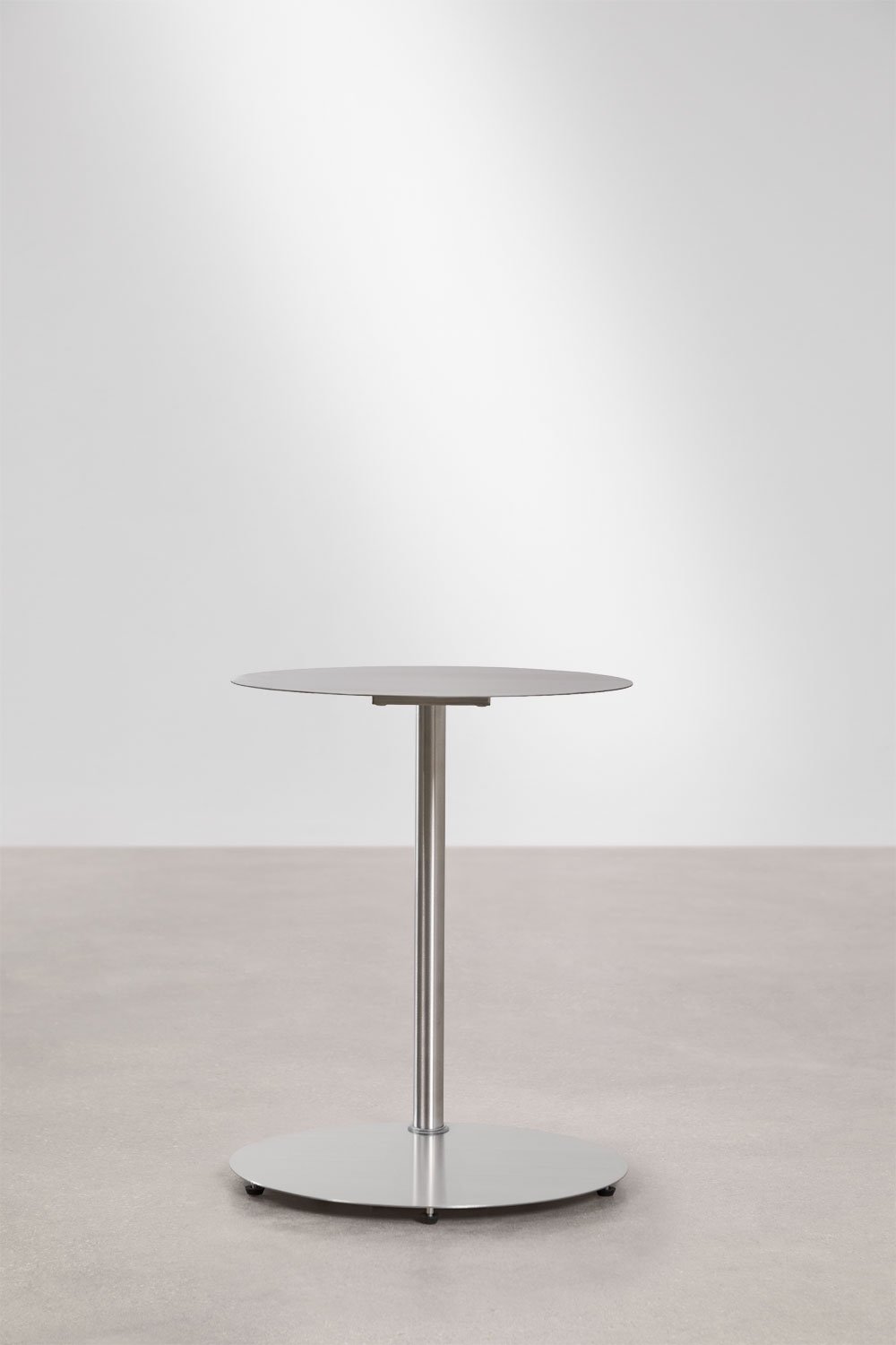 Geninda round side table Ø40 cm in stainless steel, gallery image 4