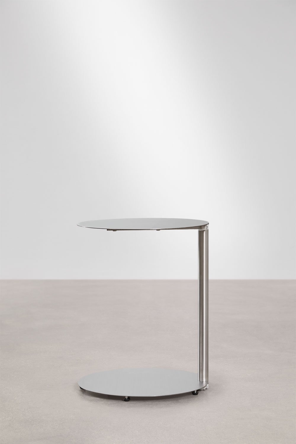 Geninda round side table Ø40 cm in stainless steel, gallery image 5