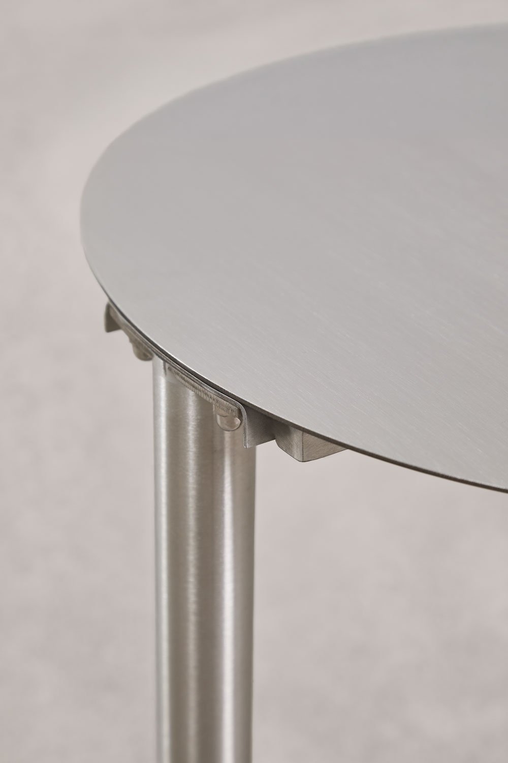 Geninda round side table Ø40 cm in stainless steel, gallery image 6