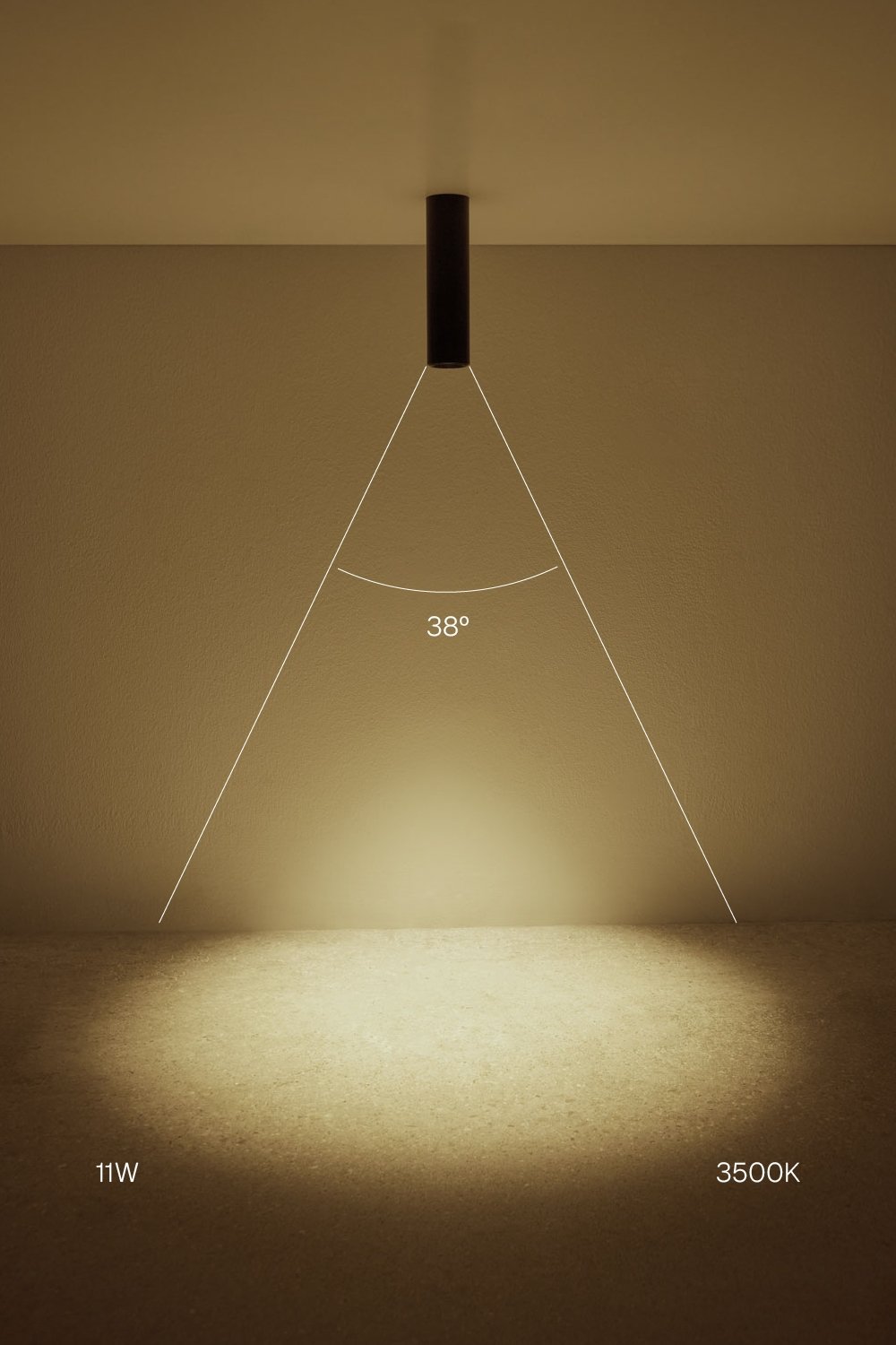 Round Ø7.2 cm surface-mounted LED ceiling light in aluminum Luisiana, imagen de galeria 3