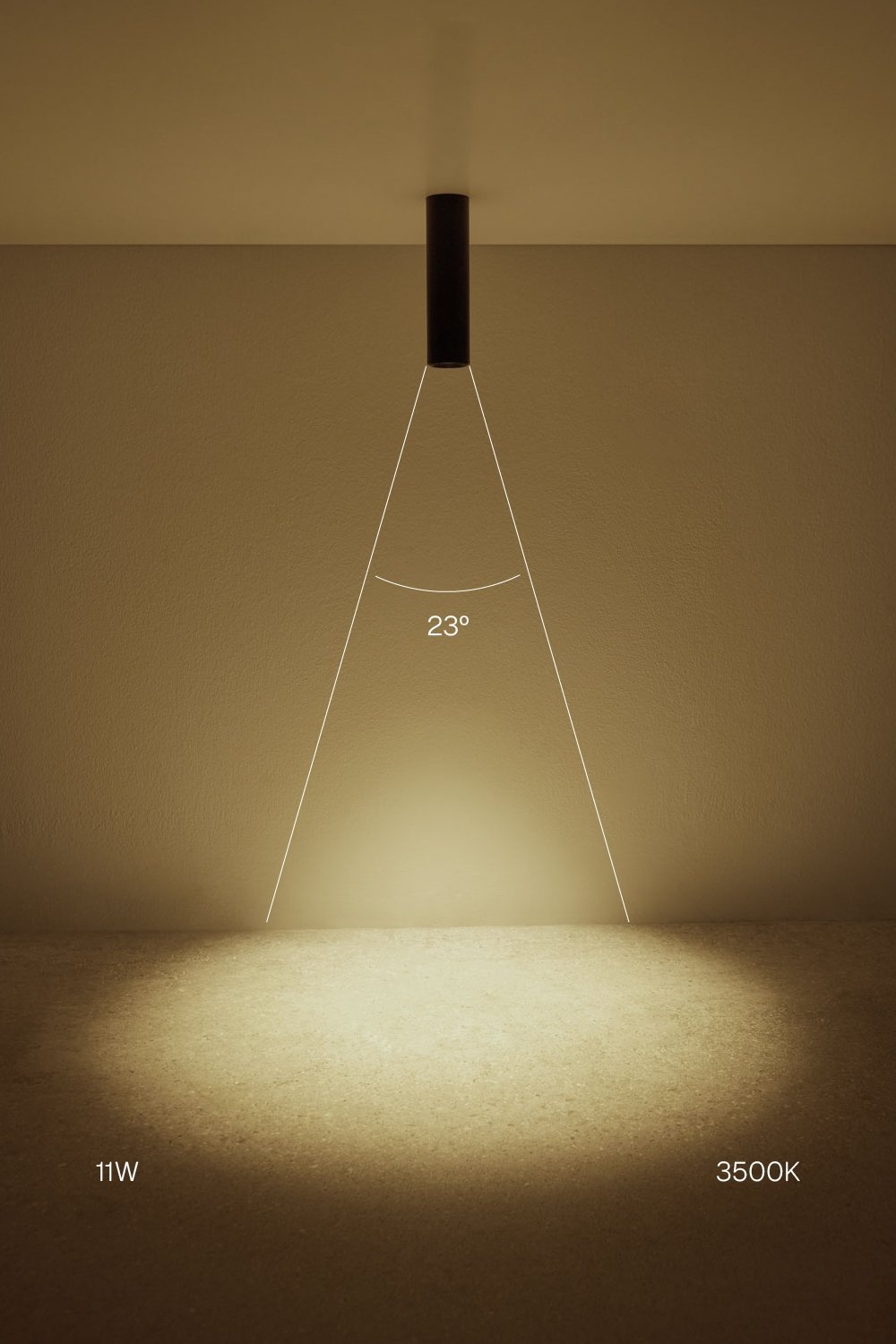 Round Ø7.2 cm surface-mounted LED ceiling light in aluminum Luisiana, imagen de galeria 3
