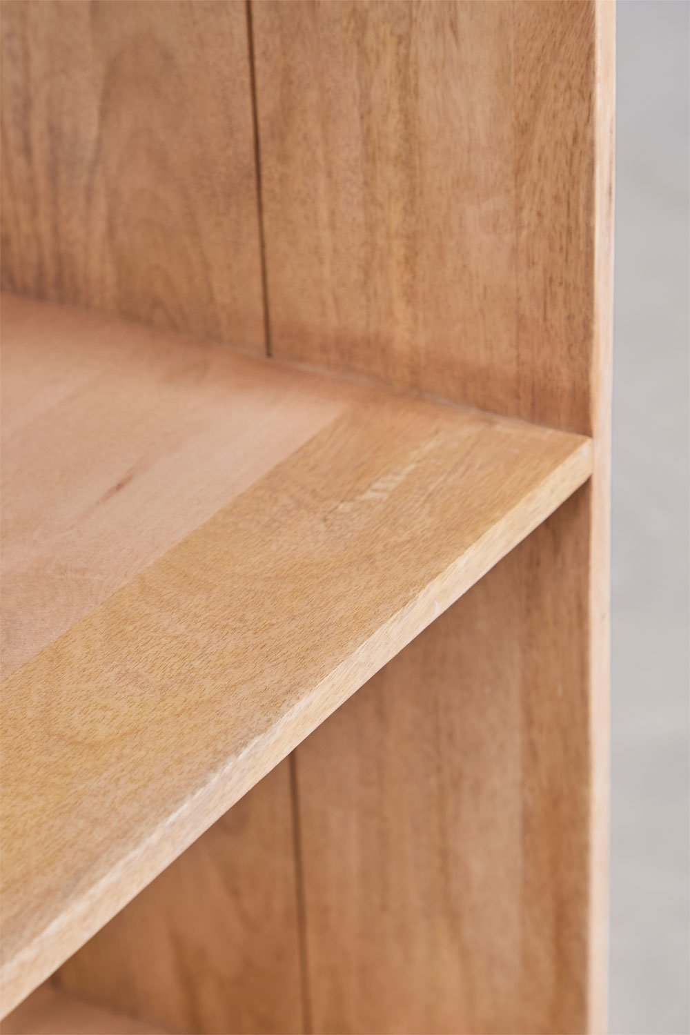 190 cm shelf in mango wood and natural stone Kivalina, gallery image 8