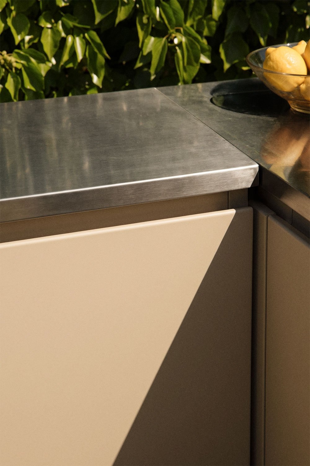 Outdoor modular kitchen storage unit in Rivana steel, gallery image 2