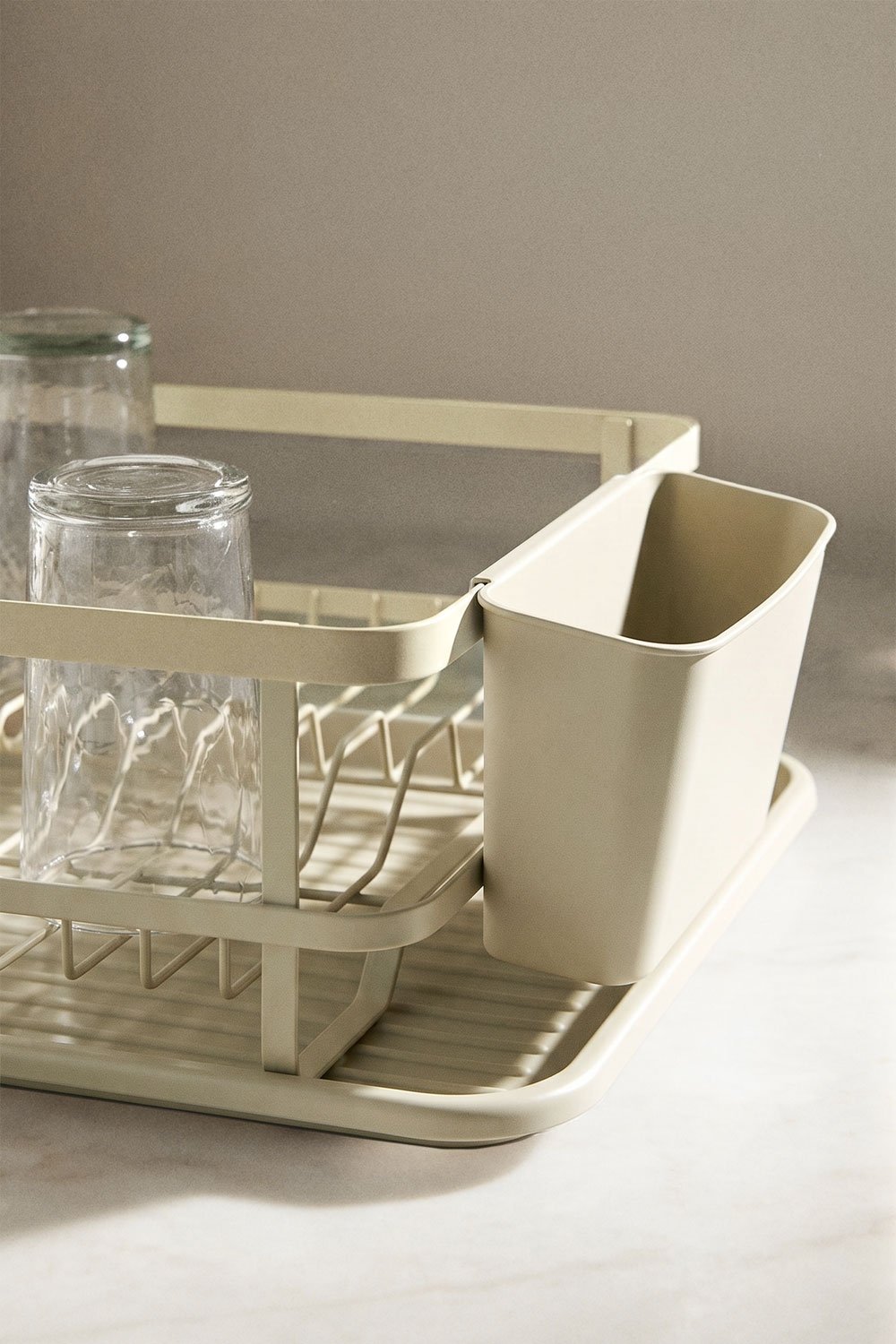Celine dish drainer with iron tray and polypropylene, gallery image 2