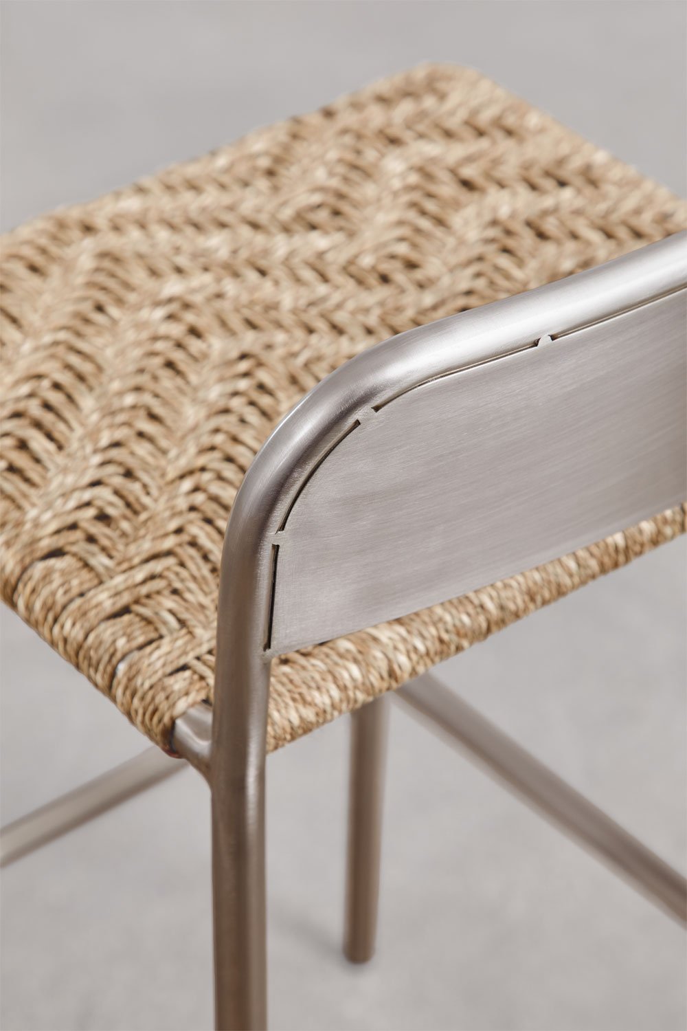 Narnial stainless steel bar stool, gallery image 7