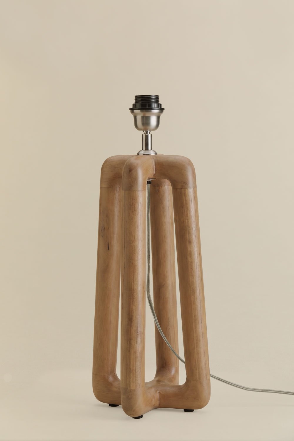 Lureva 40 cm mango wood table lamp base, gallery image 4