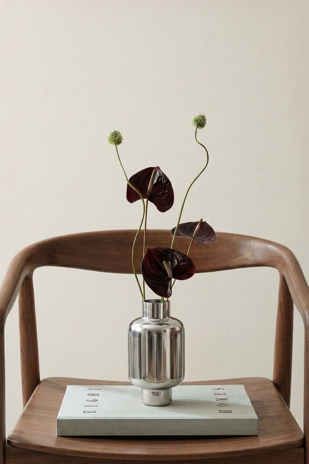 Elberton 15 cm stainless steel vase, gallery image 1
