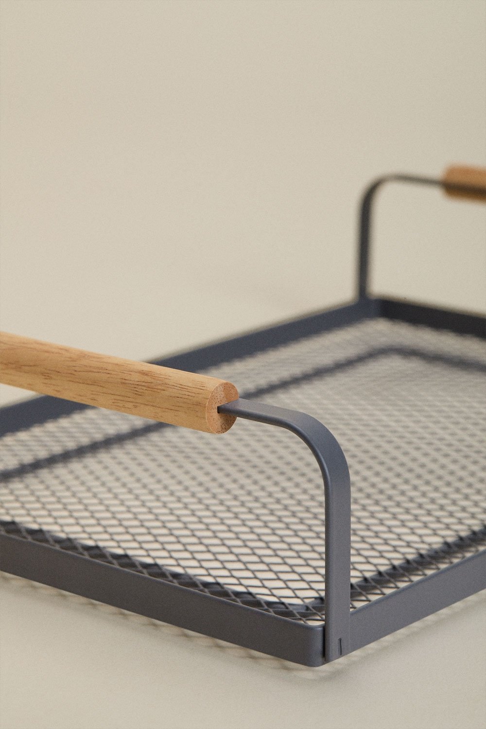 Zestei iron and rubberwood tray, gallery image 5