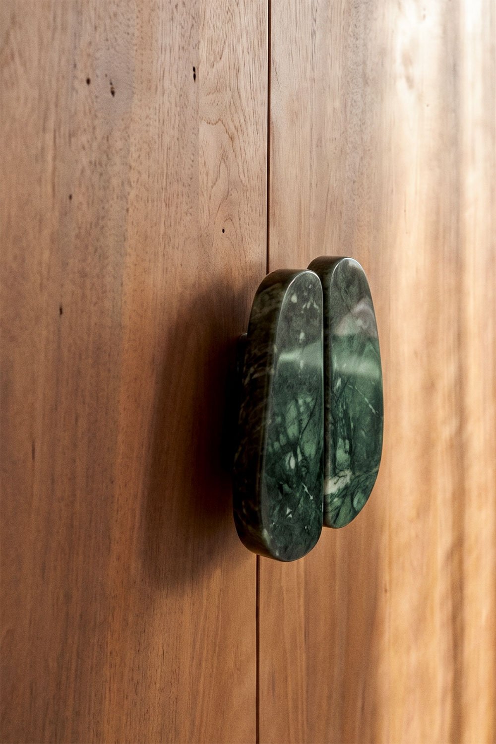 Mango wood and natural stone wardrobe Kivalina, gallery image 3