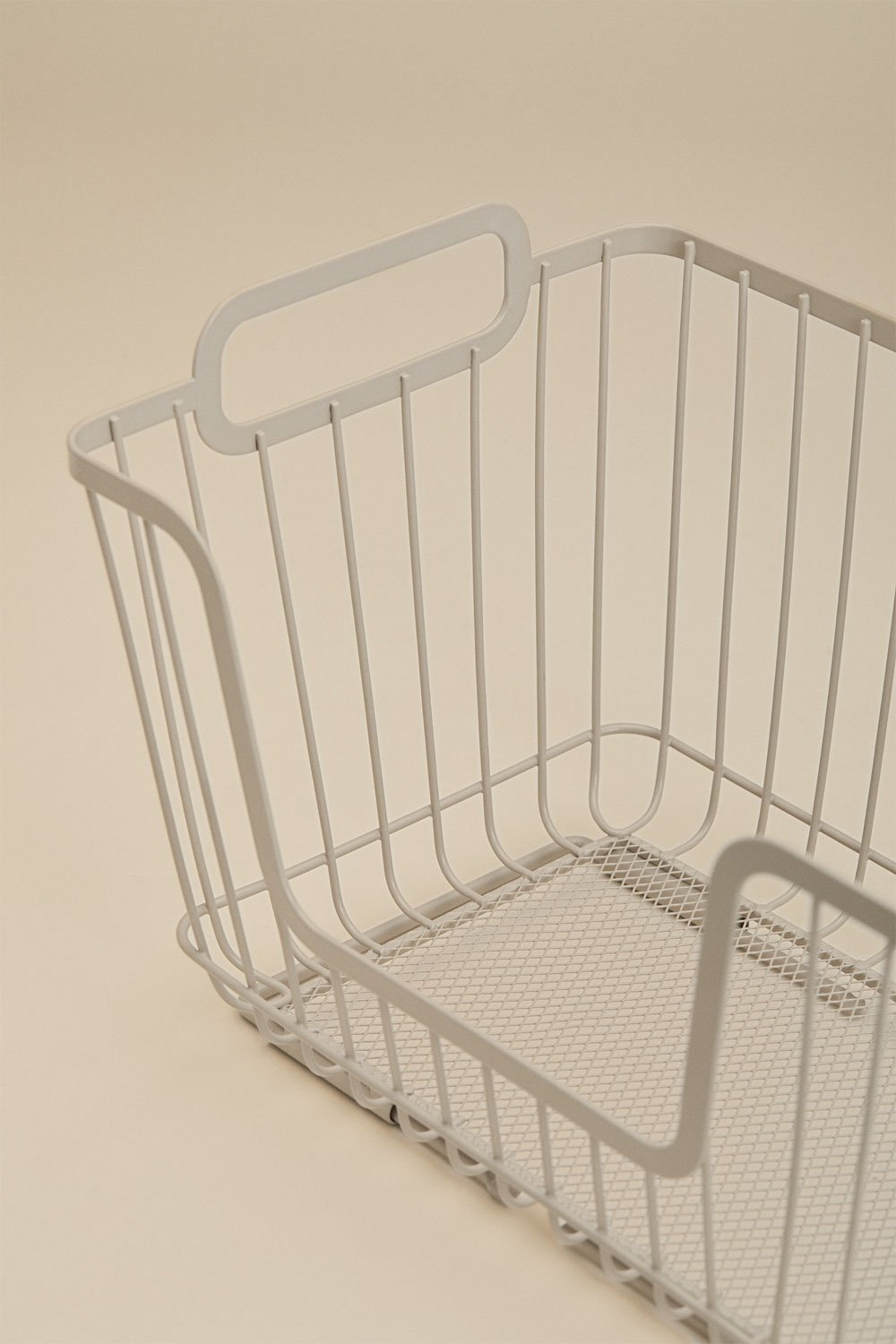 Pack of 2 Izarne iron storage baskets, gallery image 5