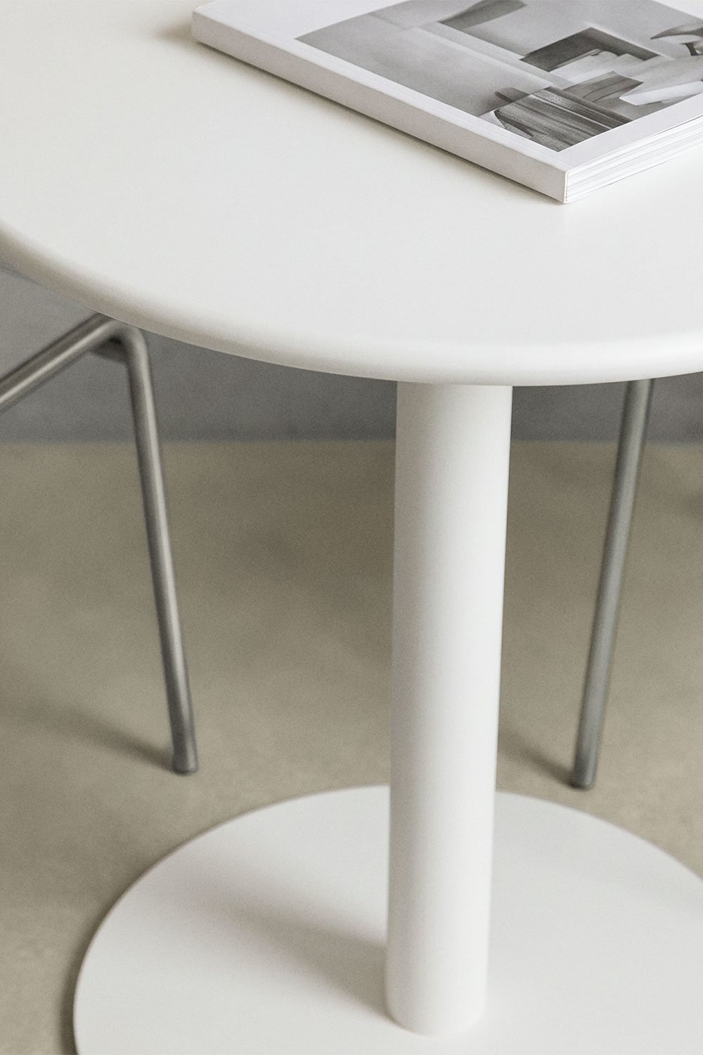Round kitchen table Ø70 cm in Mizzi iron, gallery image 2