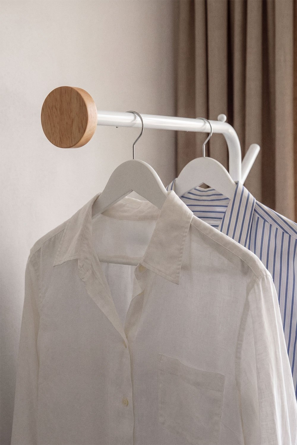 Einar iron standing coat rack, gallery image 2
