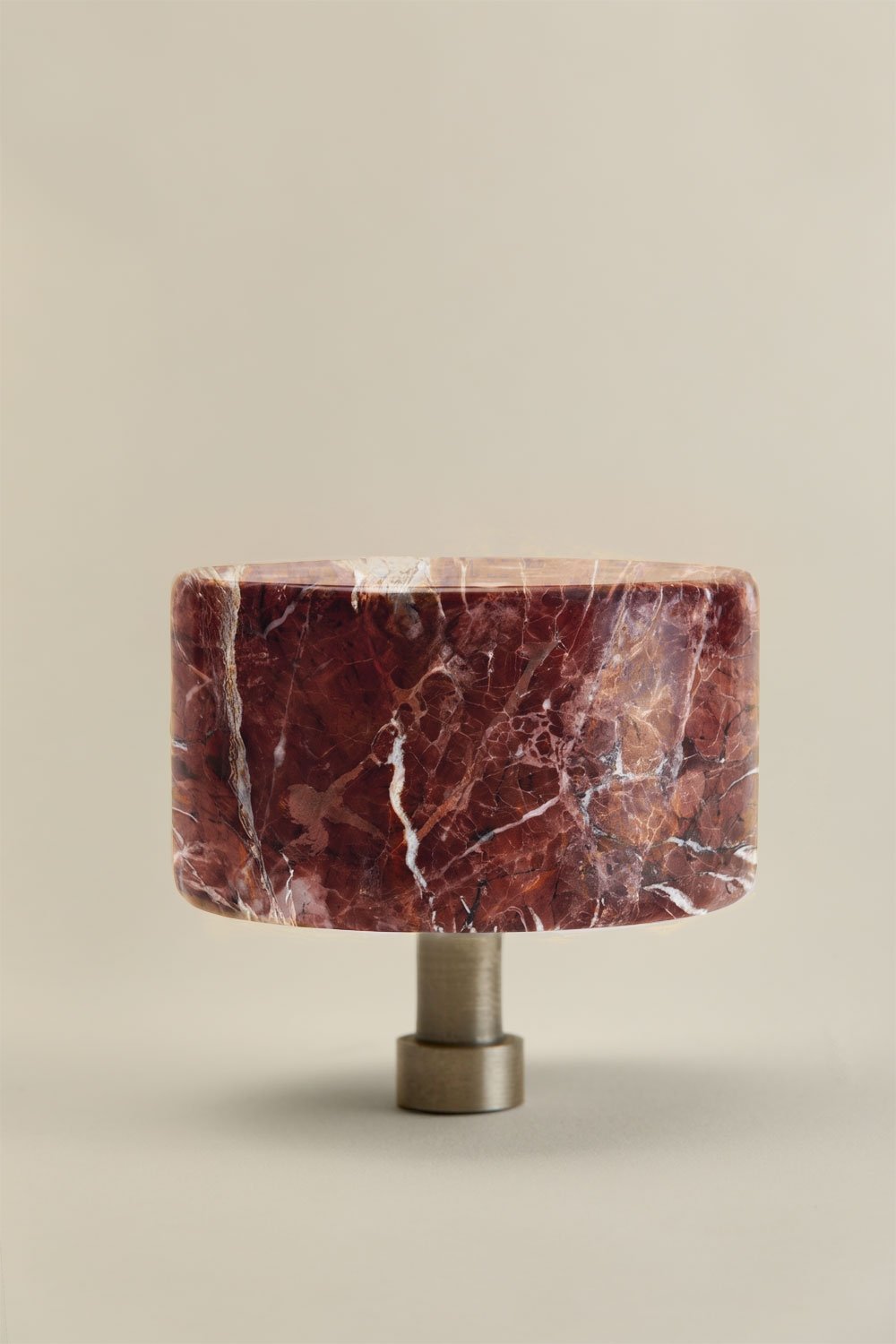 Pack of 2 handles in natural stone and stainless steel Jareia, gallery image 5