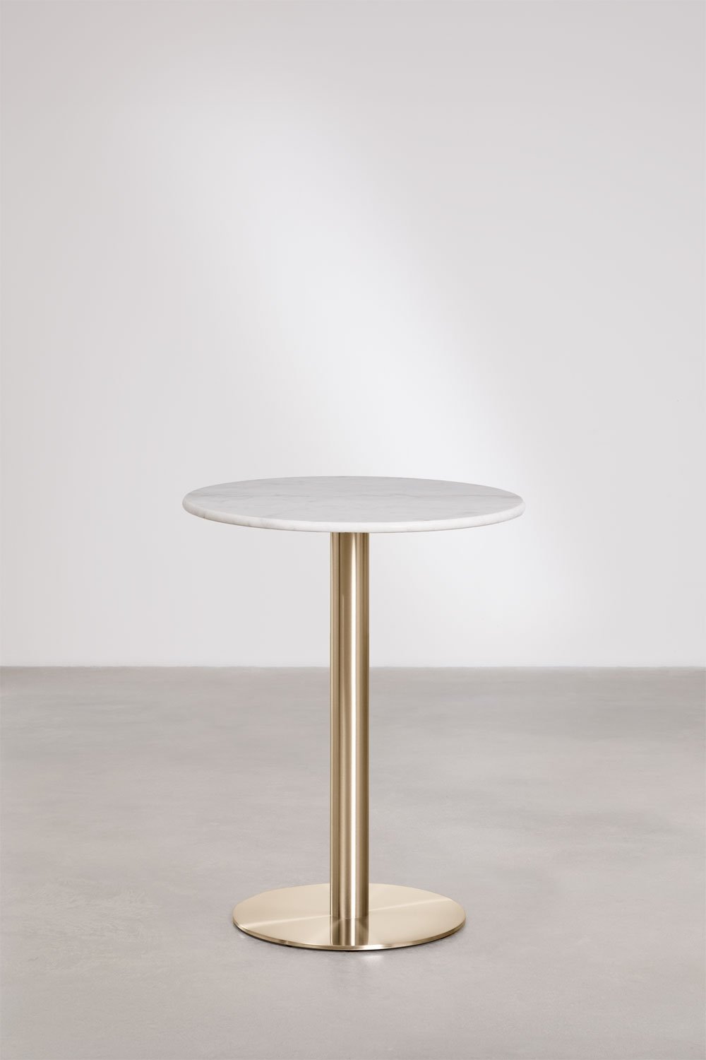 Xiren round natural stone bar table, gallery image 1