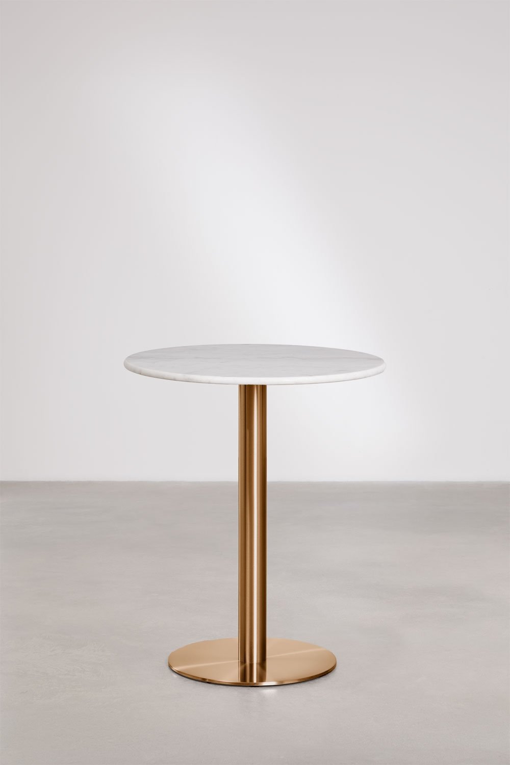 Xiren round natural stone bar table, gallery image 1