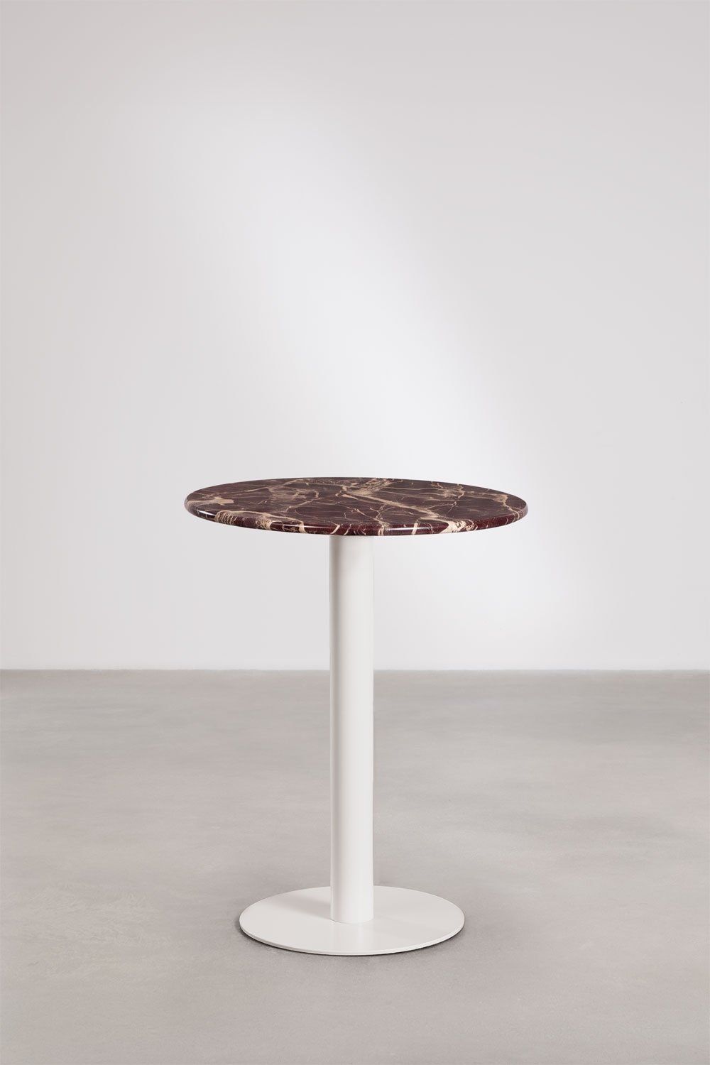Xiren round natural stone bar table, gallery image 1