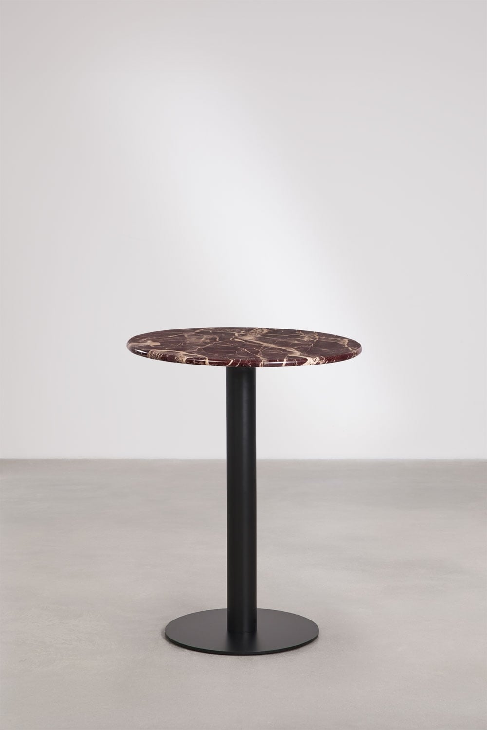 Xiren round natural stone bar table, gallery image 1