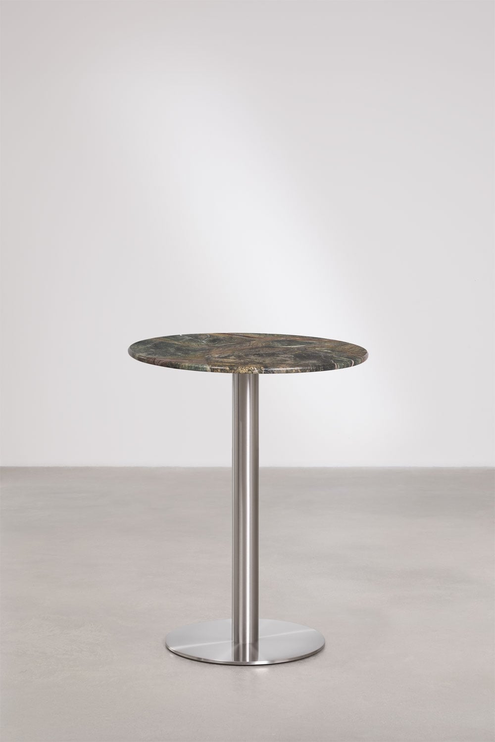 Xiren round natural stone bar table, gallery image 1