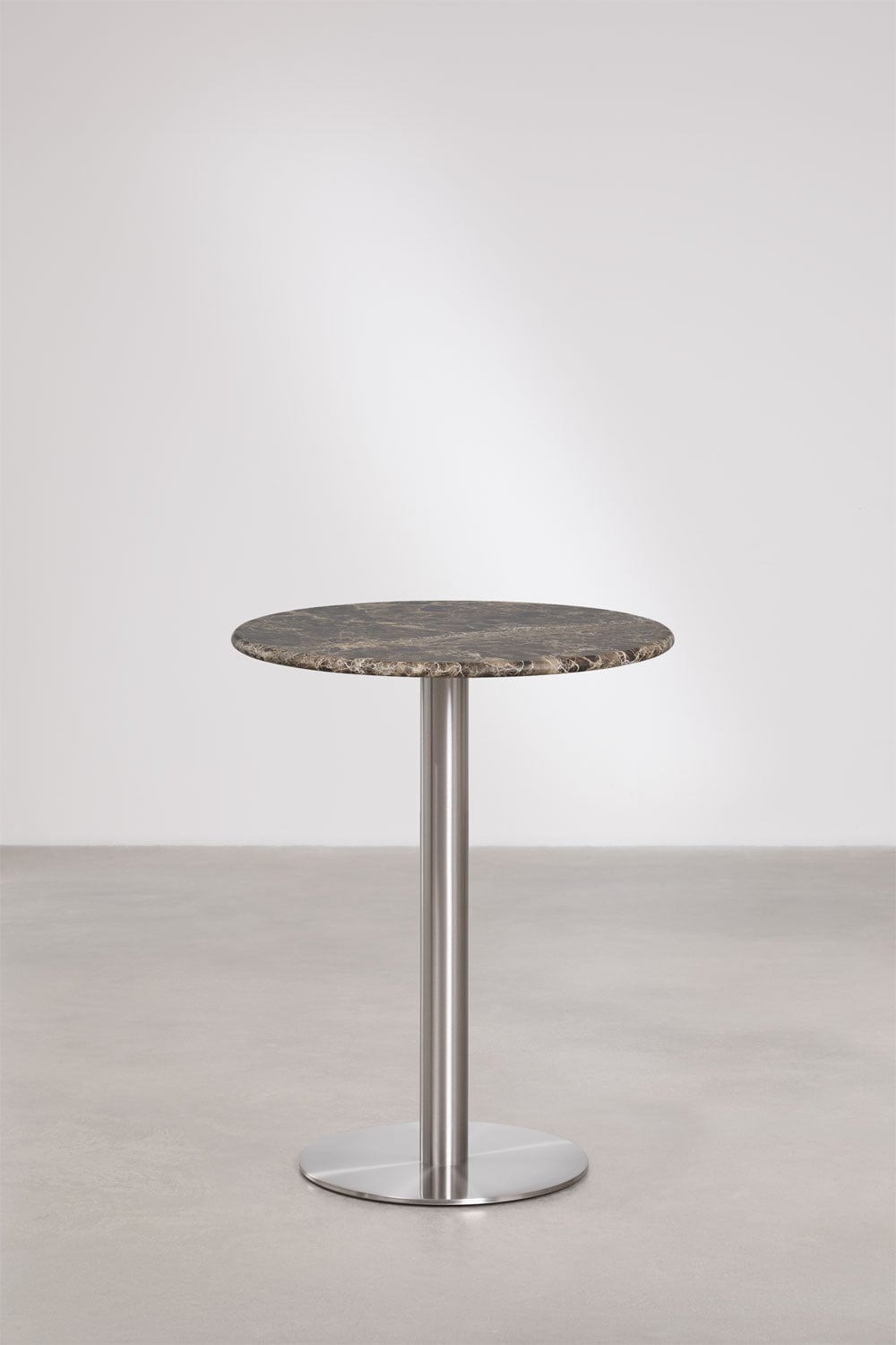 Xiren round natural stone bar table, gallery image 1