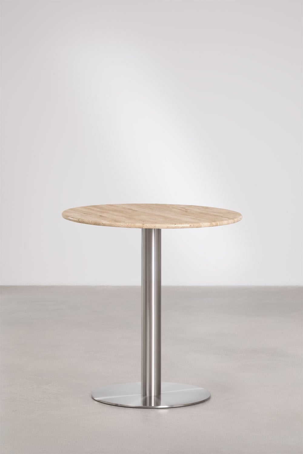 Xiren round natural stone bar table, gallery image 1