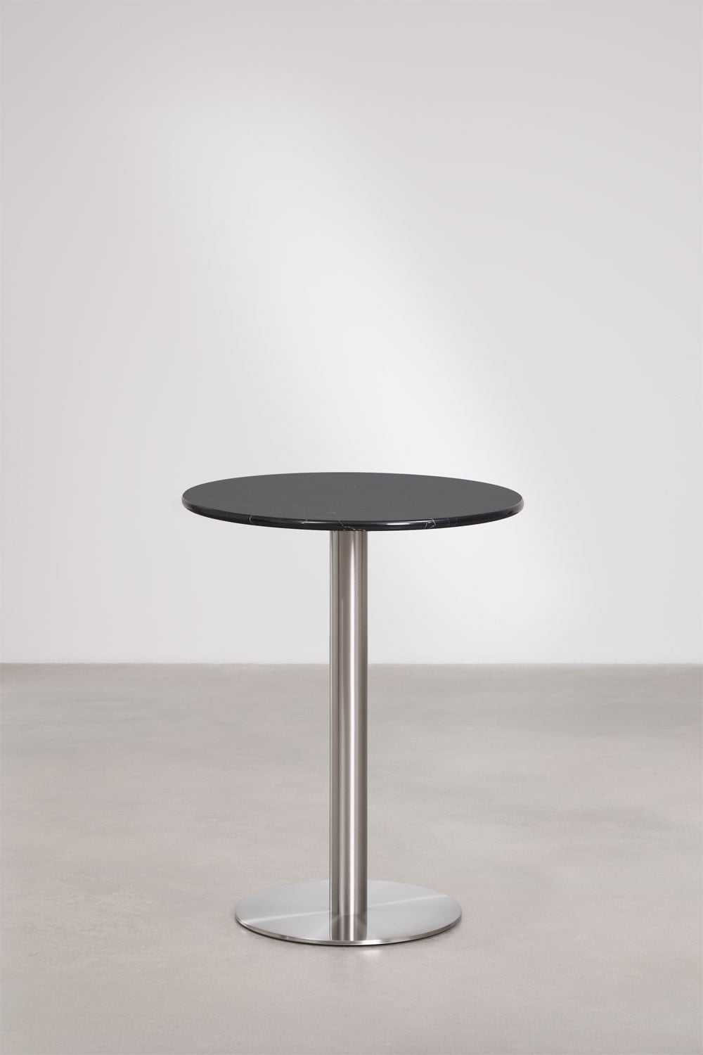 Xiren round natural stone bar table, gallery image 1