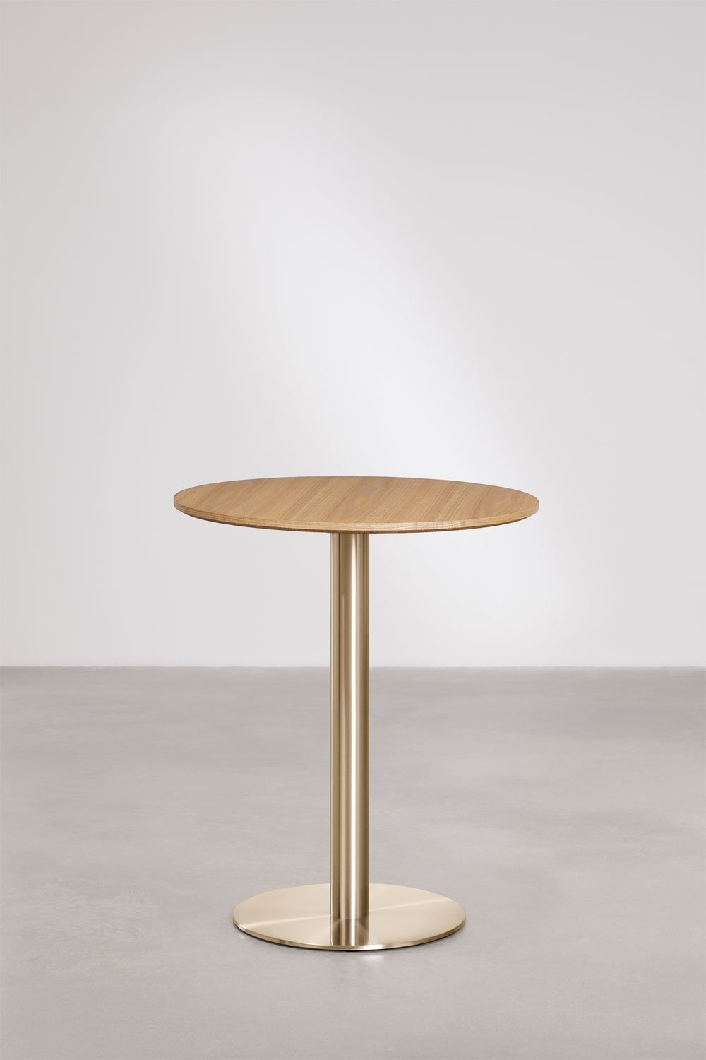 Round bar table in MDF Xiren, gallery image 1