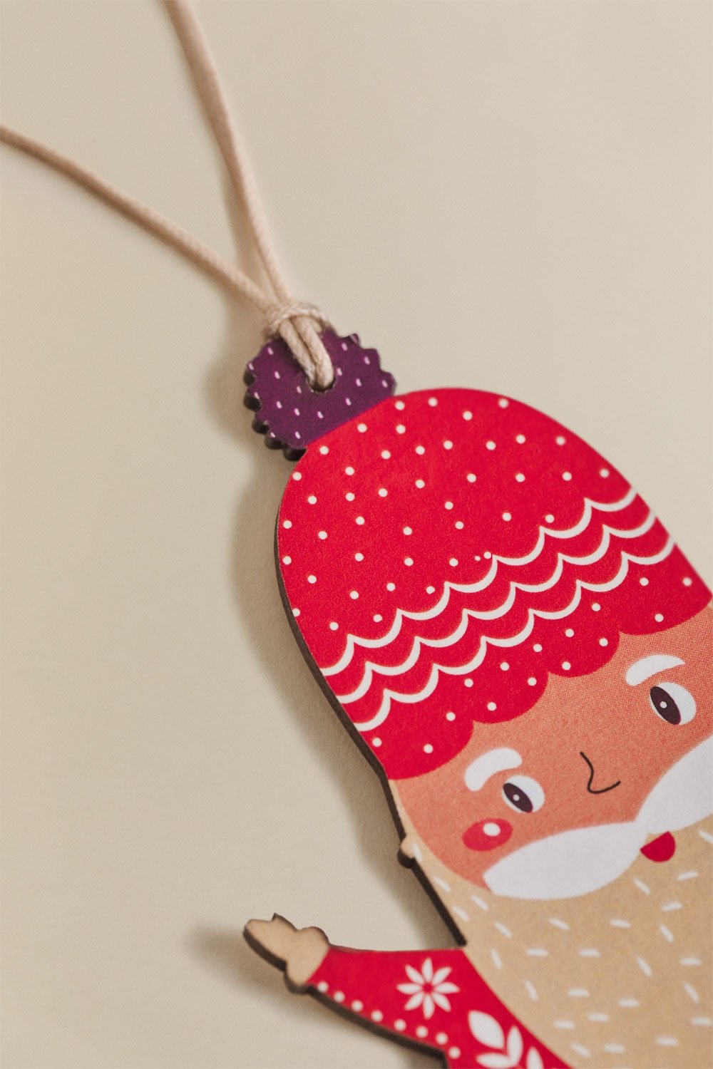 Pack of 3 Christmas decorations in MDF Maulor, gallery image 5