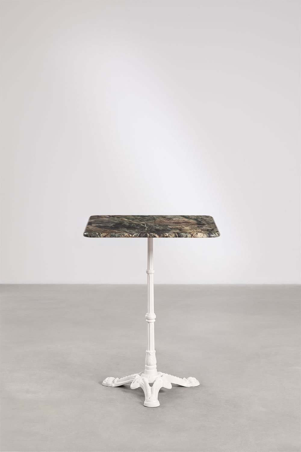 Square bar table in Azteca natural stone, gallery image 2