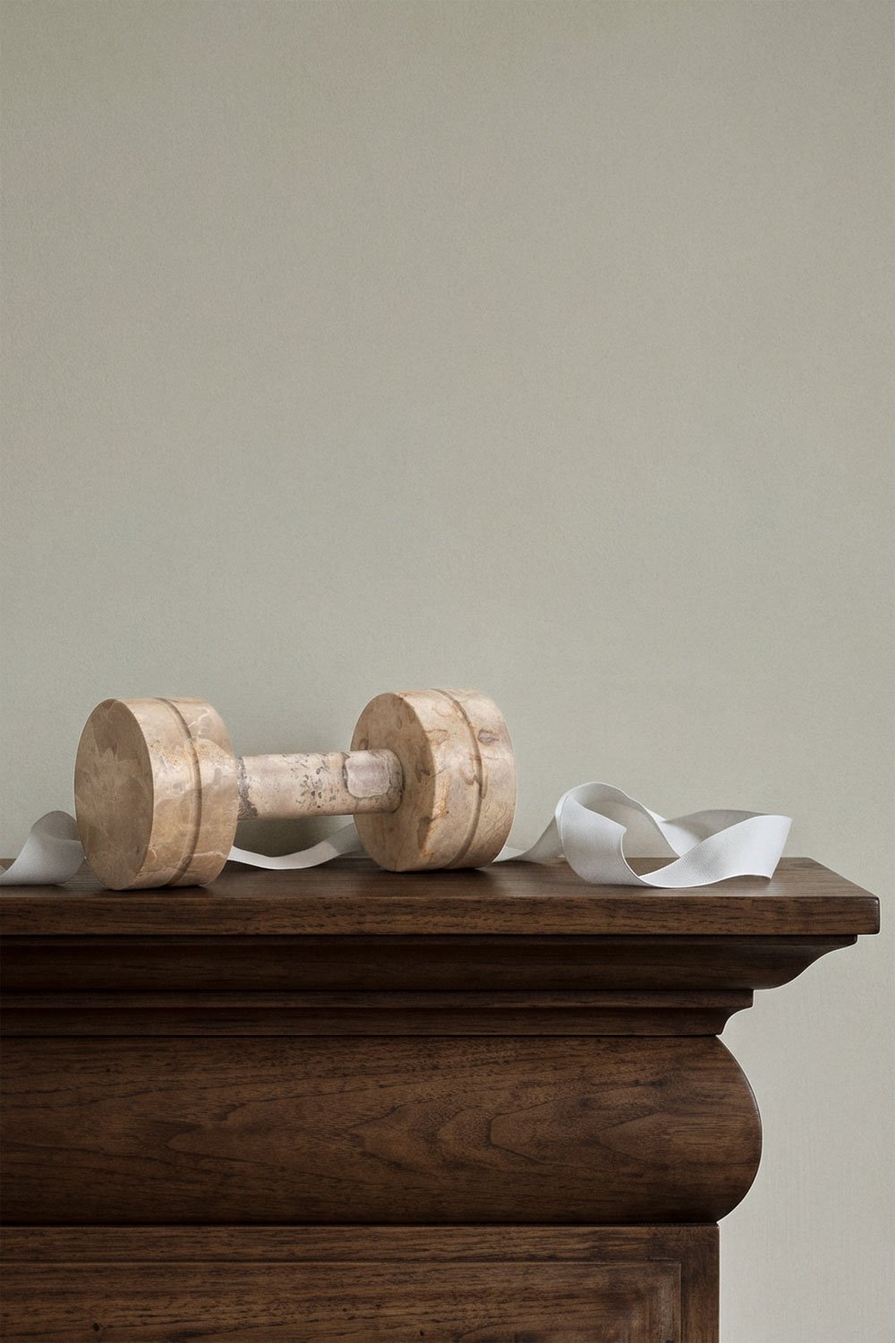 Anidra decorative marble dumbbell, gallery image 1