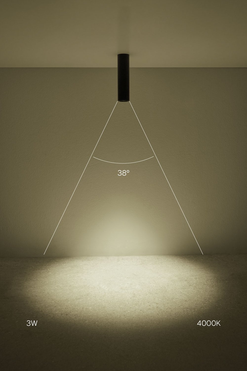 Round surface-mounted LED ceiling light in aluminum Gensap, imagen de galeria 2