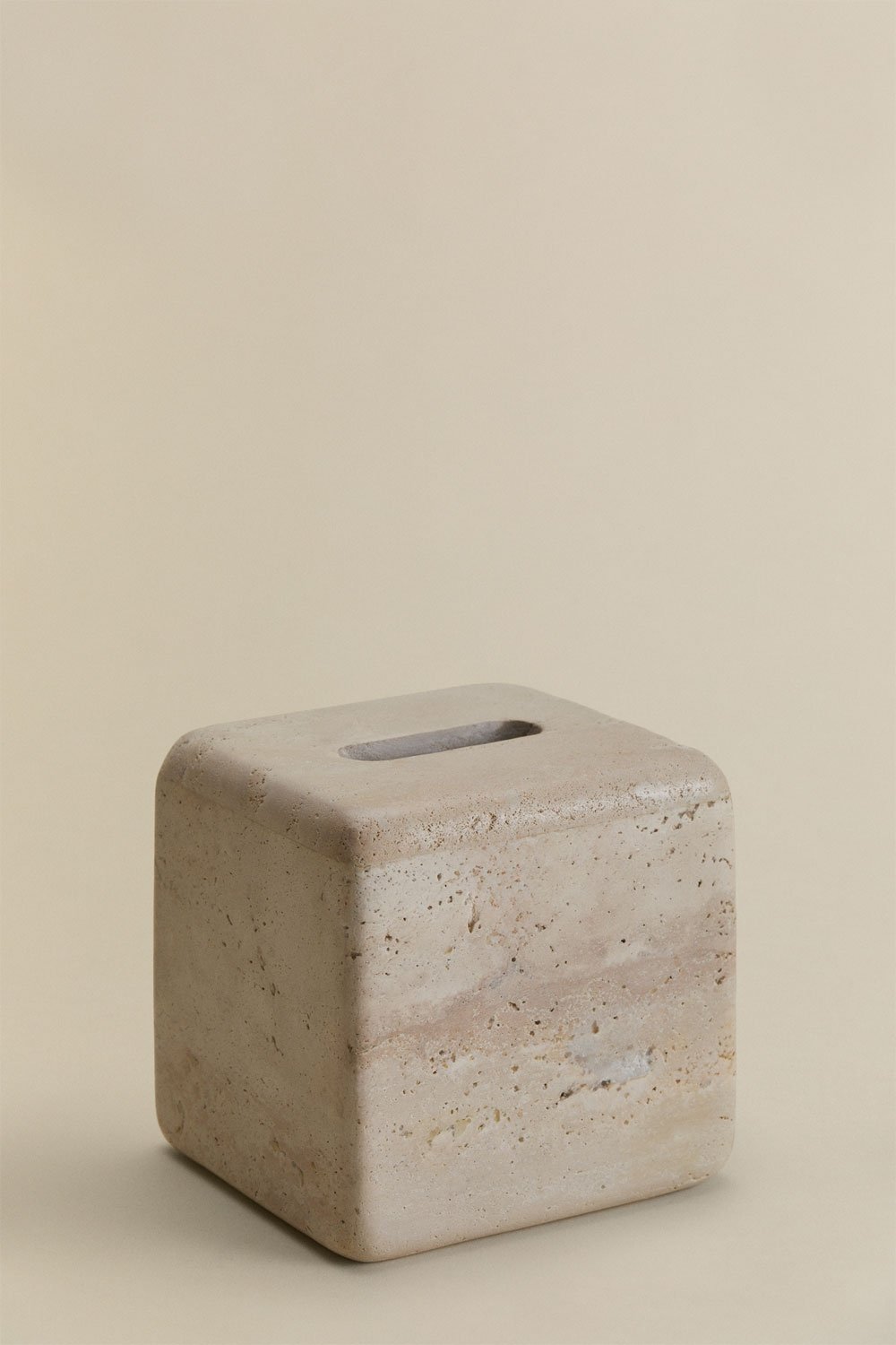 Lioro travertine tissue box, gallery image 3