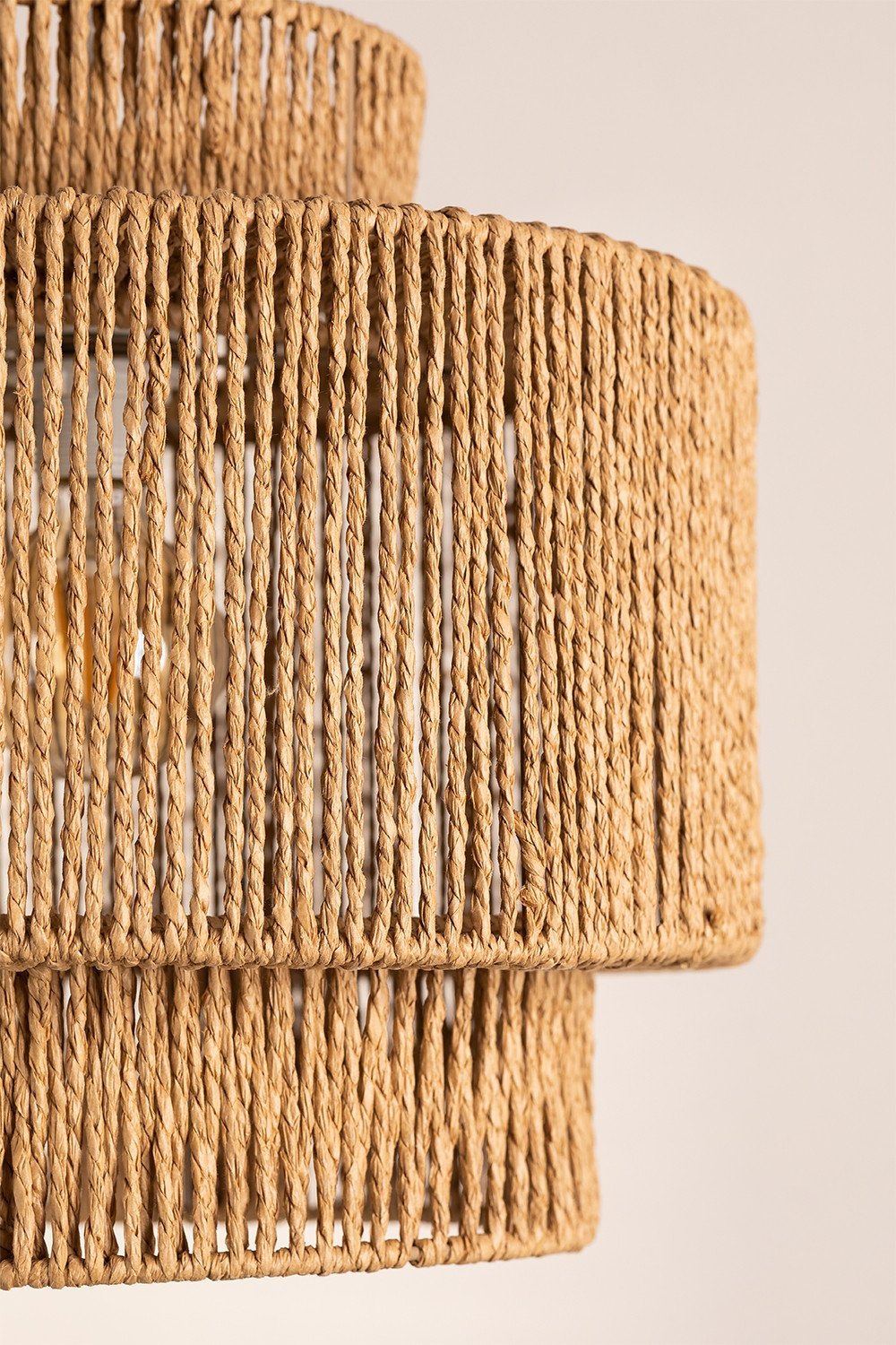 Kena Braided Paper Ceiling Lamp, gallery image 4